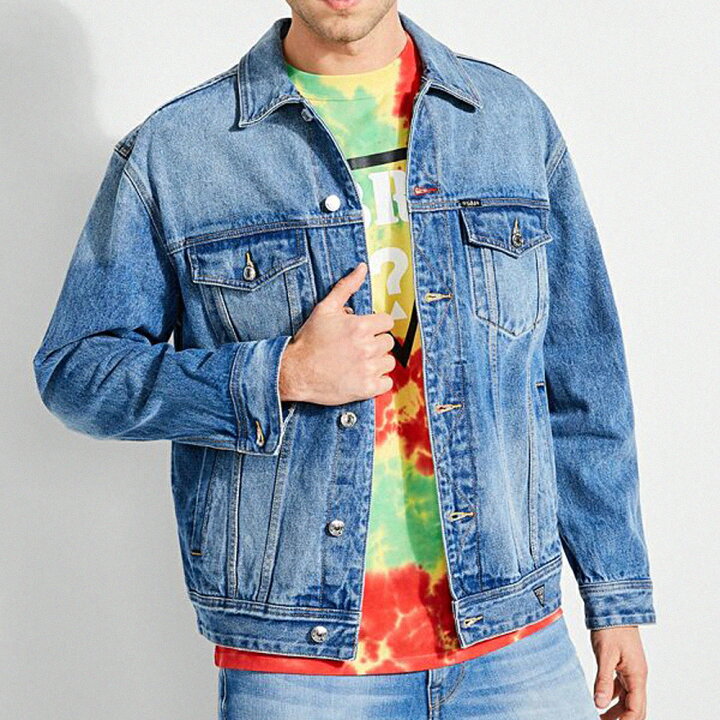 楽天市場】GUESS × J.BALVIN / Vibras Oversized Denim Jacket : VENTURER
