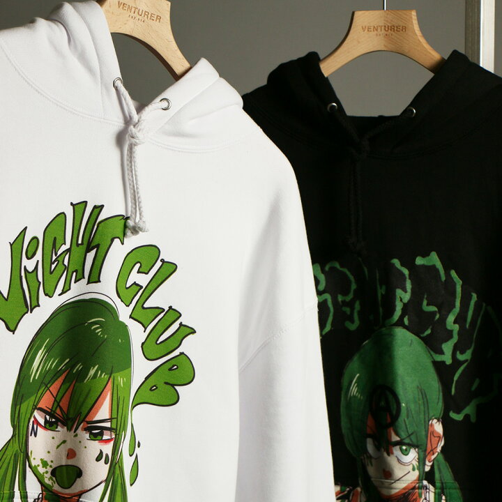 楽天市場】NIGHTCLUB / Girly Hoodie (Jun Inagawa) : VENTURER 