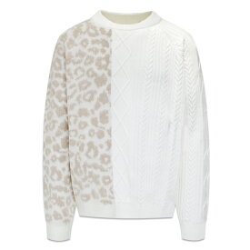 STAMPD / Cheetah Blocked Sweater