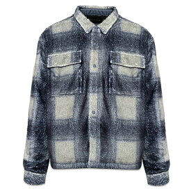 STAMPD / Plaid Cropped Sherpa Buttondown