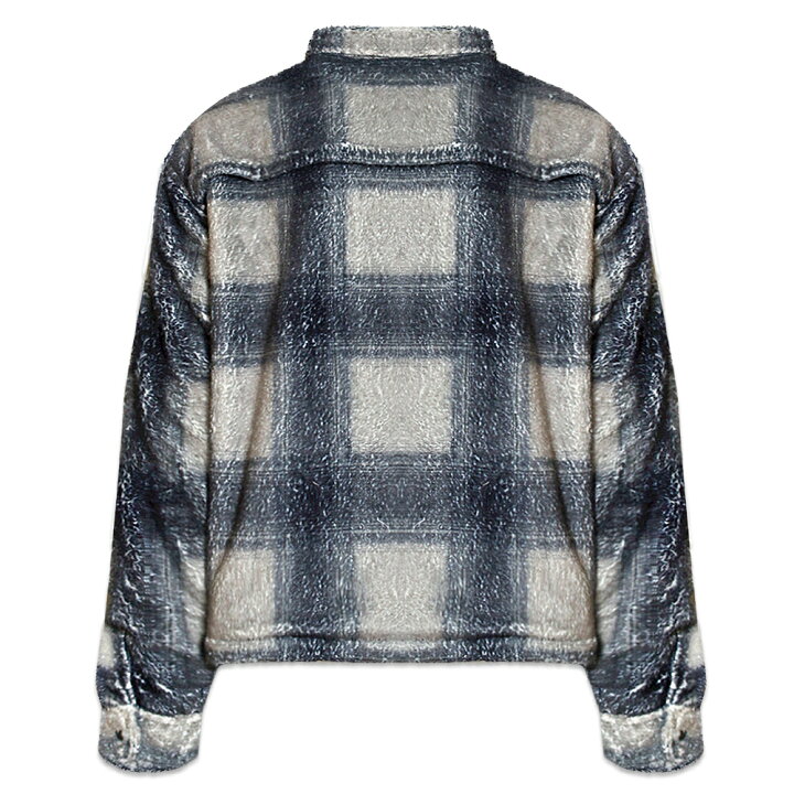 楽天市場】STAMPD / Plaid Cropped Sherpa Buttondown : VENTURER