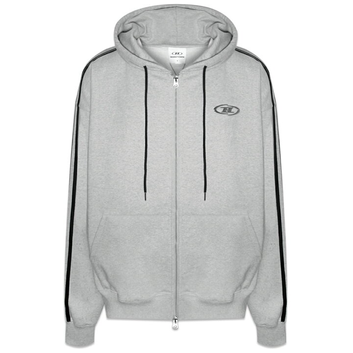 楽天市場】BORN TO WIN / Big Chrome B Logo Track Line Zip Up Hoodie 
