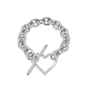 BASICKS / Heart Link Flow Bracelet