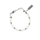 FOR THOSE WHO SIN / Ridged Pearl Bracelet