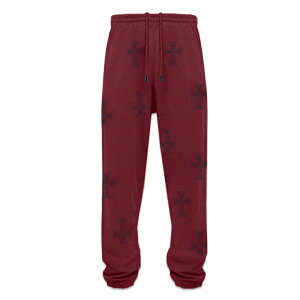 UNKNOWN LONDON / Cross Rhinestone Joggers