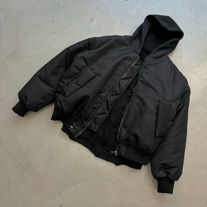 楽天市場】ASKYURSELF / Hooded Bomber Jacket : VENTURER