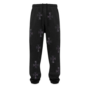 UNKNOWN LONDON / Cross Rhinestone Joggers