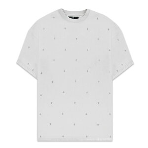 UNKNOWN LONDON / Tiny Cross Glitter Tee