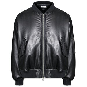 BASICKS / Cow Leather Bomber Jacket