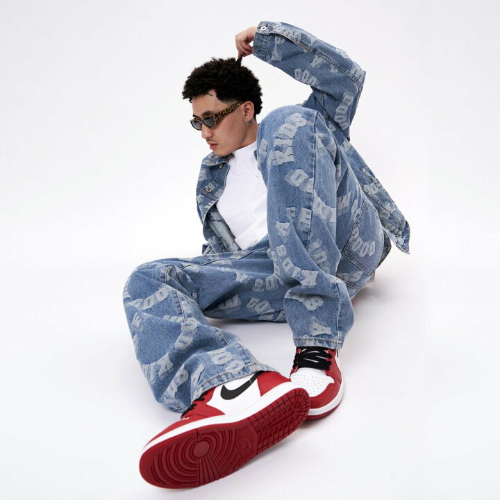 楽天市場】A FEW GOOD KIDS / All Over Logo Denim Pants : VENTURER