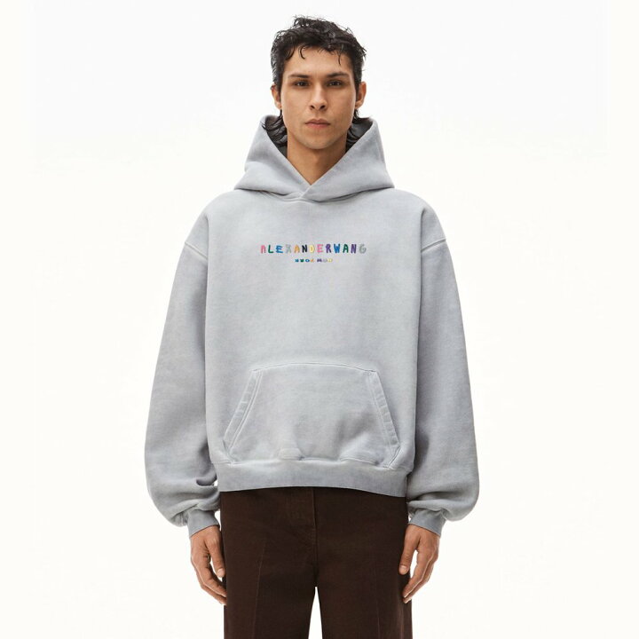 楽天市場】ALEXANDER WANG / Multicolor Puff Logo Hoodie : VENTURER 