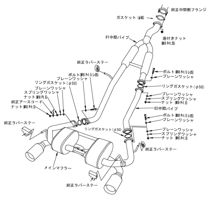 自動車関連業者直送限定 HKS スーパーサウンドマスター マフラー