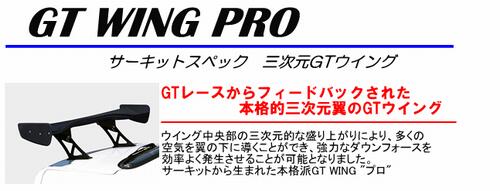 【自動車関連業者直送限定】【受注生産品】 SARD サード GT WING ウイング 汎用 GT WING PRO High カーボン平織  (60999C)：ＶＥＮＵＳ - ウィング