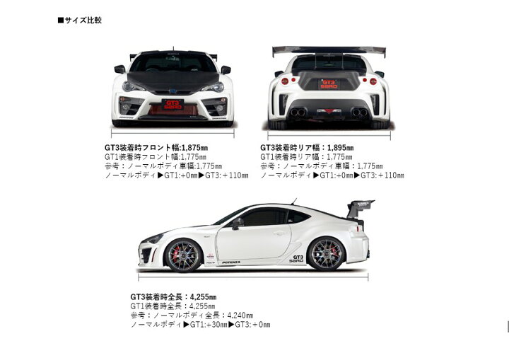 楽天市場 自動車関連業者直送限定 サード Sard エアロ Gt3 Performance Aero Toyota トヨタ 86 Gt3 パフォーマンス エアロ フルキット ノーマルボディ Gt1未装着車 ダクト穴開けなし ｖｅｎｕｓ