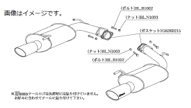 【個人宅発送可能】柿本 Kakimoto カキモト マフラー KRnoble Ellisse ケイアールノーブル・エリッセ NISSAN ニッサン フーガ DBA-KY51 VQ37VHR 2WD(FR) 7AT (N52395C)