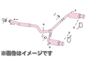 【個人宅発送可能】【受注生産品】FUJITSUBO フジツボ マフラー LEGALIS レガリス シリーズ Super R SUBARU BL5 レガシィ B4 ブリッツェン 2005モデル (390-64063)