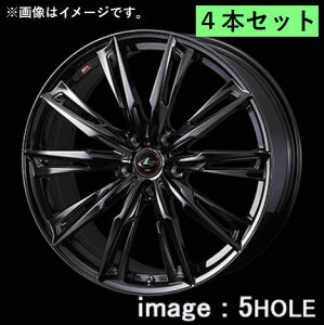 Weds EFbY 20×8.5J +45 5 PCD114.3 BK/SC[RED] zC[ 4{ LEONIS GX IjX W[GbNX (39399)