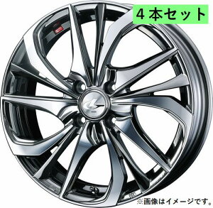 Weds �E�F�b�Y 15×4.5J +45 4�� PCD100 BMCMC �z�C�[�� 4�{ LEONIS TE ���I�j�X �e�B�[�C�[ (38742)