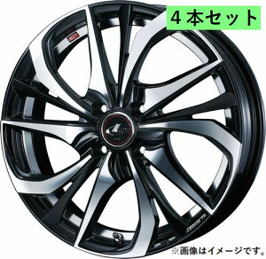 Weds EFbY 17×6.5J +50 4 PCD100 PBMC zC[ 4{ LEONIS TE IjX eB[C[ (38756)
