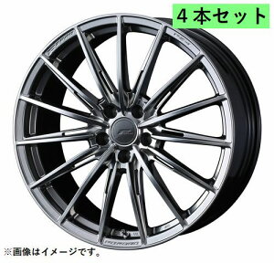 Weds EFbY 18×7.5J +48 5 PCD114.3 DIAMOND BLACK zC[ 4{ F-ZERO FZ-4 Gt[ Gt[bgtH[ (39833)