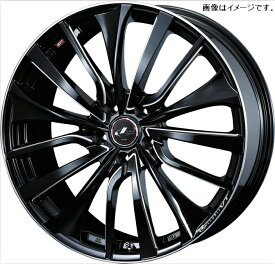 Weds ウェッズ 17×6.5J +53 5穴 PCD114.3 PBK/SC ホイール 1本 LEONIS VT レオニス ブイティー (36346)