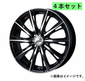Weds EFbY 15×4.5J +45 4 PCD100 BKMC zC[ 4{ LEONIS WX IjX _uGbNX (33860)