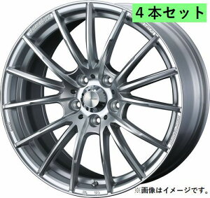 Weds EFbY 17×7.5J +38 4 PCD100 VI-SILVER zC[ 4{ WEDSSPORT SA35R EFbYX|[c GXG[TS[A[ (73598)