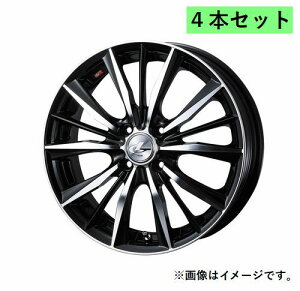 Weds EFbY 16×6.0J +50 4 PCD100 BKMC zC[ 4{ LEONIS VX IjX uCGbNX (33251)