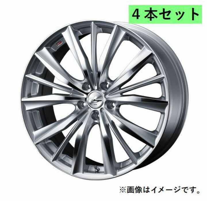 楽天市場】Weds ウェッズ 18×7.0J +53 5穴 PCD114.3 HSMC ホイール 4本 