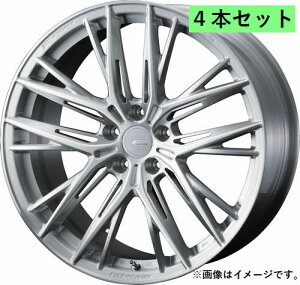 Weds EFbY 18×8.0J +43 5 PCD114.3 BRUSHED zC[ 4{ F-ZERO FZ-5 Gt[ Gt[bgt@Cu (40760)
