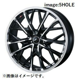 【個人宅発送可能】 ウェッズ Weds MV 18X7.0J +47 5穴 PCD114.3 PBMC ホイール 1本 LEONIS MV レオニス・エムブイ (41729)