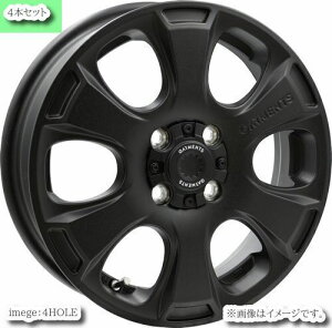 �y�l����\�z �E�F�b�Y Weds 14X4.5J +45 4�� PCD100 BLK �z�C�[�� 4�{�Z�b�g CROSSOVER GARMENTS STYLE-A �N���X�I�[�o�[ �K�[�����c (42076)