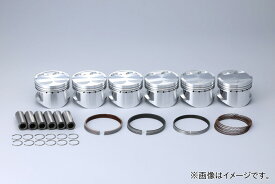 【個人宅発送可能】TOMEI 東名パワード 鍛造ピストンキット TOYOTA トヨタ 2JZ-GE VVTi φ87.0 3067cc Hiコンプタイプ (1166870212)