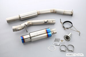 【個人宅発送可能】TOMEI 東名パワード Ti RACING チタニウム マフラー NISSAN 日産 GT-R BNR34 【競技専用品】(441010)