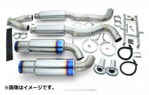 yl\zR.S.E FULL TITANIUM MUFFLER t`^jE }t[ t`^ TYPE-D NISSAN Y tFAfBZ RZ34 VR30DDTT yZpz(RB6090-NS21D)