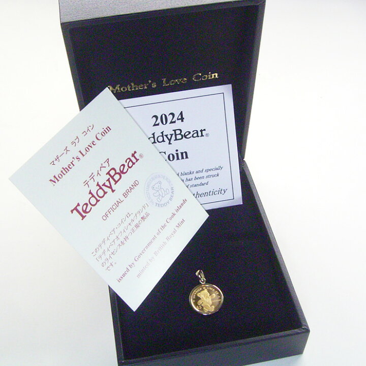 楽天市場】2024年限定品 純金 コインネックレス 金貨 24金 K24 1/30oz  