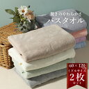 【スーパーSALE 50%OFF！】 ミドルサイズ バスタオル 2枚セット マイクロファイバー 60cm×120cm 早く乾く ジャストサイズ 驚きのやわらかさ 速乾 吸水 まとめ買い 吸水バスタオル お手頃サイズ やわらかバスタオル ふわふわ 吸収