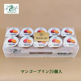 ベルジェ・レコルテ マンゴープリン20個入 マンゴー 洋菓子 ゼリープリン シャーベット お取り寄せスイーツ プレゼント お返し 御中元御歳暮 プチサイズ