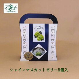 ベルジェ・レコルテ シャインマスカットゼリー8個入 シャインマスカット 洋菓子 ゼリーシャーベット お取り寄せスイーツ プレゼント お返し 御中元御歳暮 プチサイズ