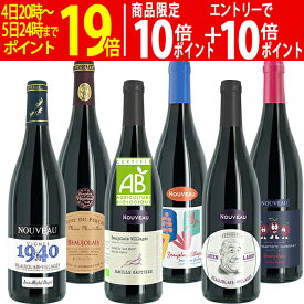 【11月19日(木)解禁日お届け予定】WC 送料無料 2026 ボジョレー ヌーヴォー 6本ワインセット (赤6本) 家族経営のドメーヌもの 航空便 ^W06NG0SE^