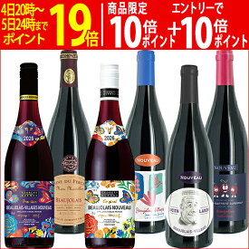 【11月19日(木)解禁日お届け予定】WE 送料無料 2026 ボジョレー ヌーヴォー 6本ワインセット (赤6本) ジョルジュ・デュブッフ＆家族経営のドメーヌもの 航空便 ^W06NG2SE^