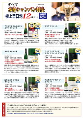 【送料無料】すべて本格シャンパン製法の極上辛口泡12本セットワインセットスパークリング(6種類各2本)チラシG^W0AC09SE^