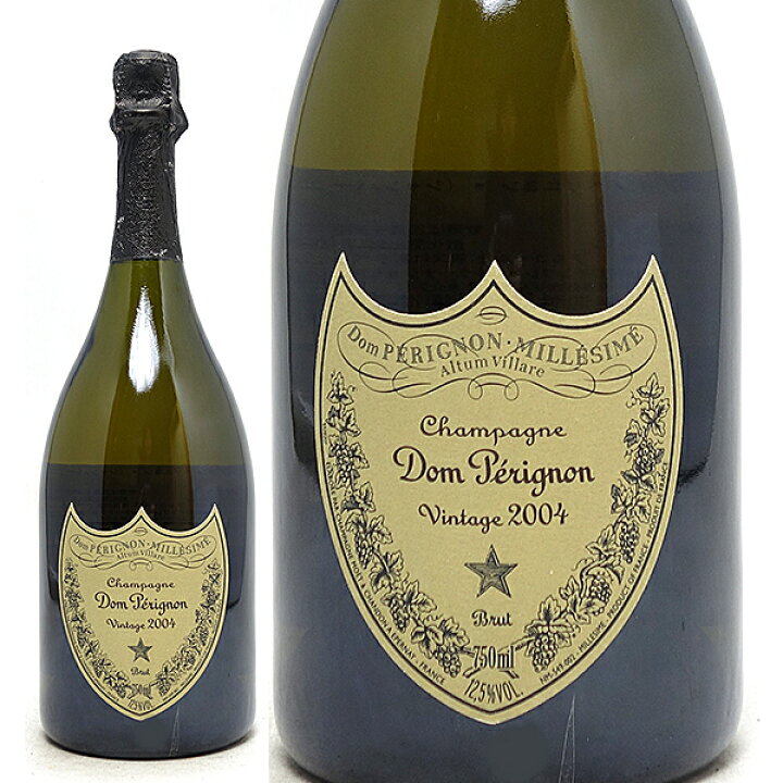 楽天市場】ドンペリニヨン 2004 750ml 箱なし並行品 シャンパーニュ 白 