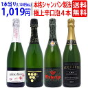 ワイン ワインセットすべて本格シャンパン製法の豪華泡4本セット 送料無料 スパークリング 飲み比べセット ギフト ^W0GR28SE^