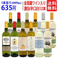 ワイン ワインセットワイン誌高評価蔵や金賞蔵ワインも入った辛口白12本セット 送料無料 (6種類各2本) 飲…
