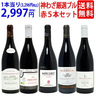 プレミアムセット 神わざ！作り手厳選ブルゴーニュ赤5本セット ワイン ワインセット 送料無料 大人気 飲…