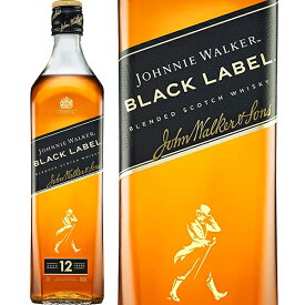 ジョニーウォーカー ブラックラベル 黒 ラベル 12年 40度 700ml 正規品 ジョニ黒 スコッチウイスキー ^YCJWBKJ0^
