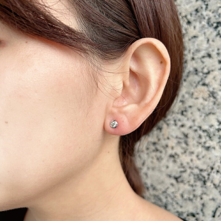 楽天市場】PT900 プラチナ ダイヤモンドピアス アクセサリー 