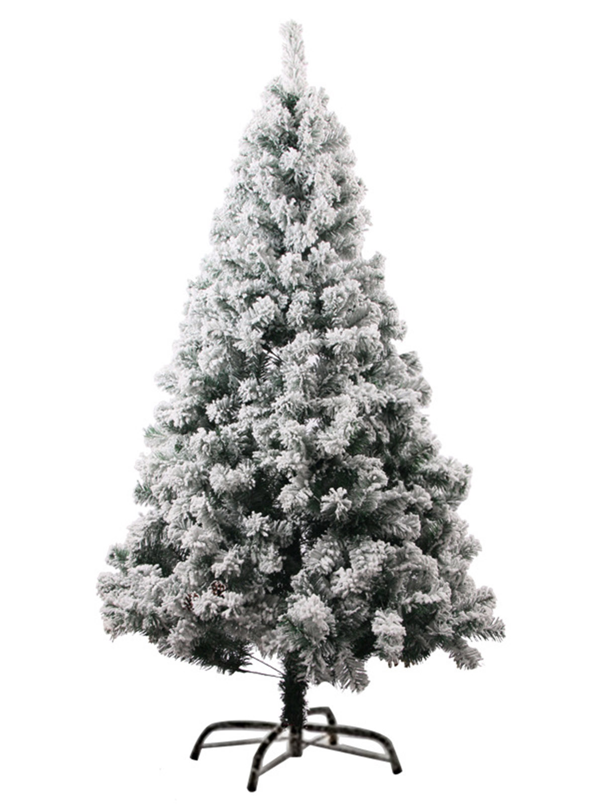 雪の積もったクリスマスツリーです 入荷予定 ☆彡 180cm VeroMan SALE 56%OFF クリスマスツリー スノーホワイト オーナメント セット 雪化粧