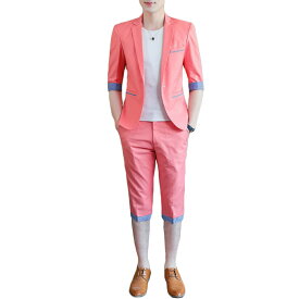 楽天市場 ピンク ジャケット スーツ スーツ セットアップ メンズファッションの通販